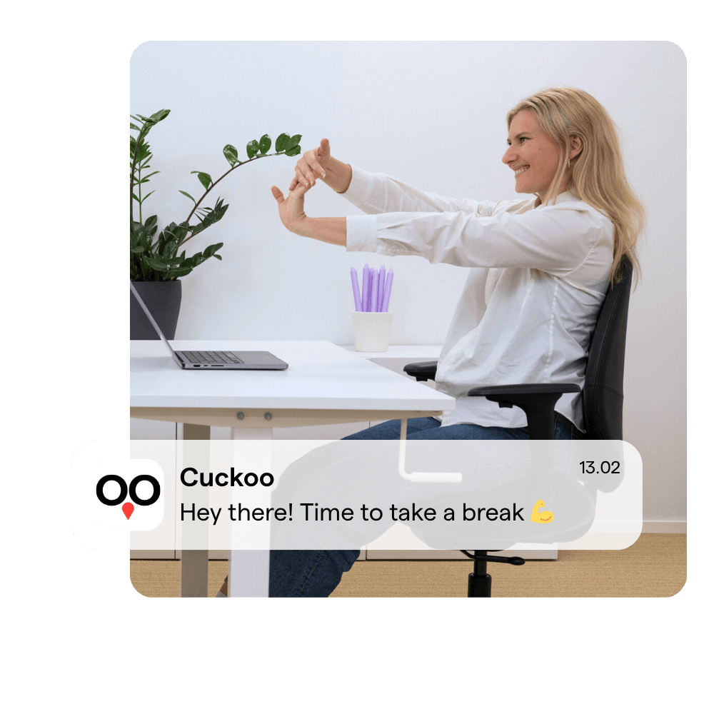 Cuckoo pausnotifikation på kontoret